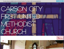 Tablet Screenshot of carson1umc.org